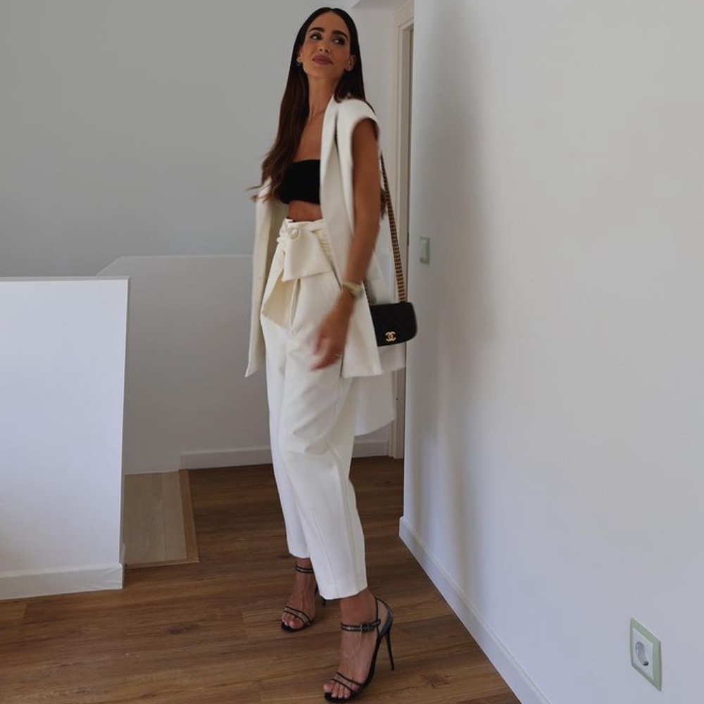 NWT Zara Limited Edition Bow Sleeveless Dress - Picture 7 of 16